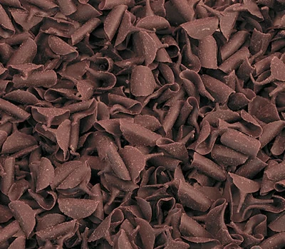 Dark Chocolate Curls Blossoms